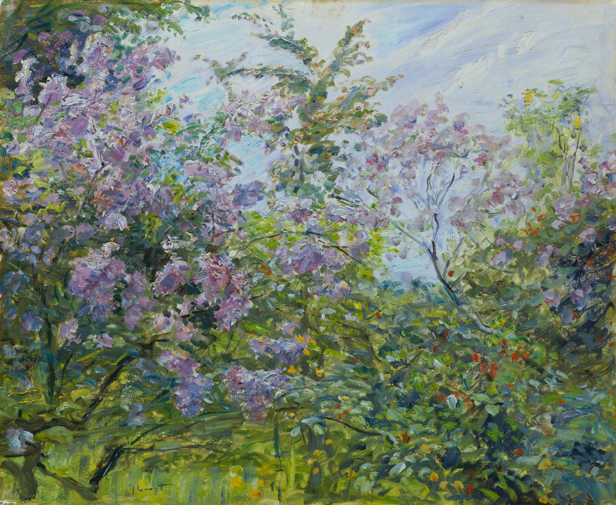 Lillà in fiore, c.1921 da Max Slevogt