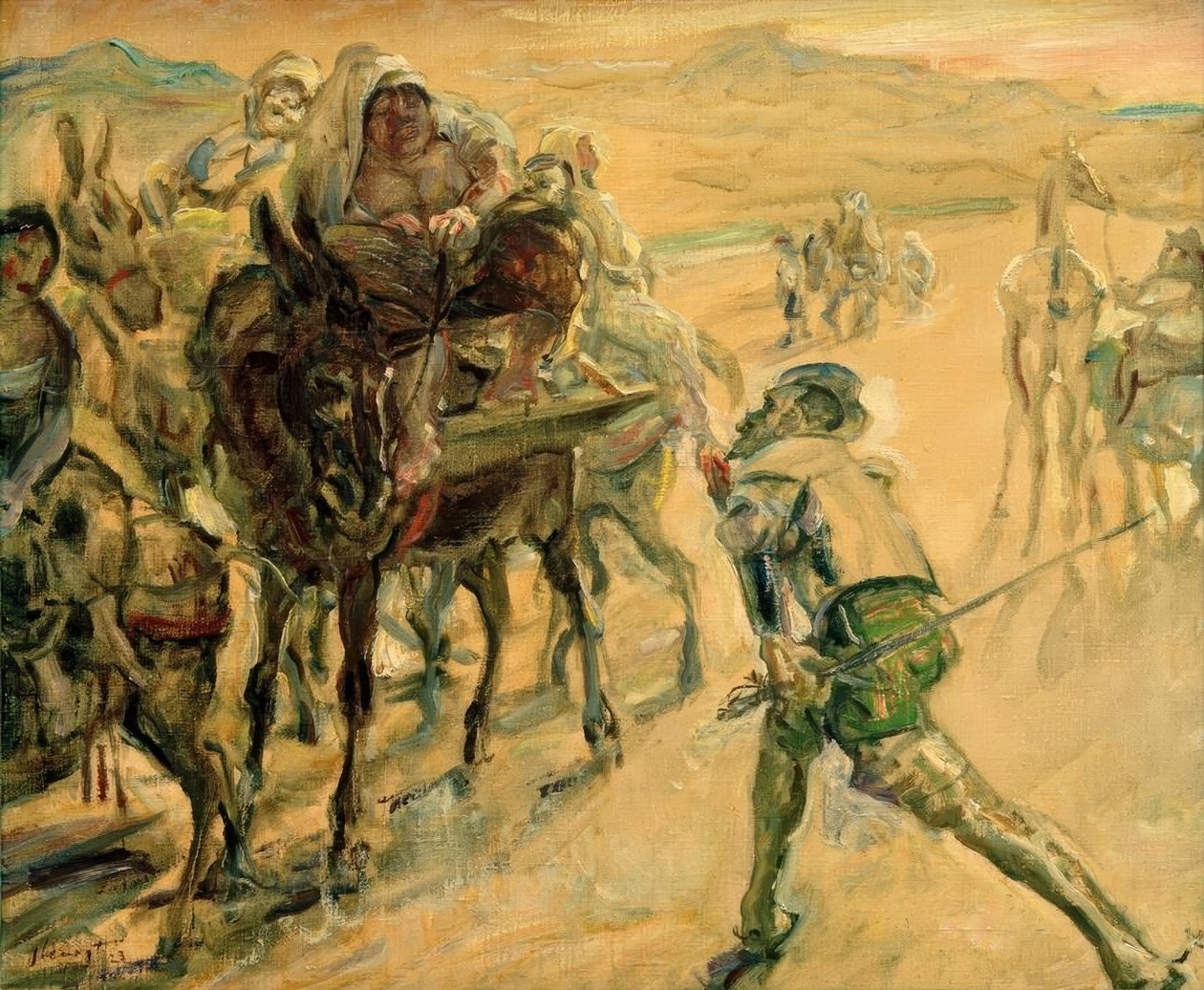 Don Chisciotte e Dulcinea da Max Slevogt