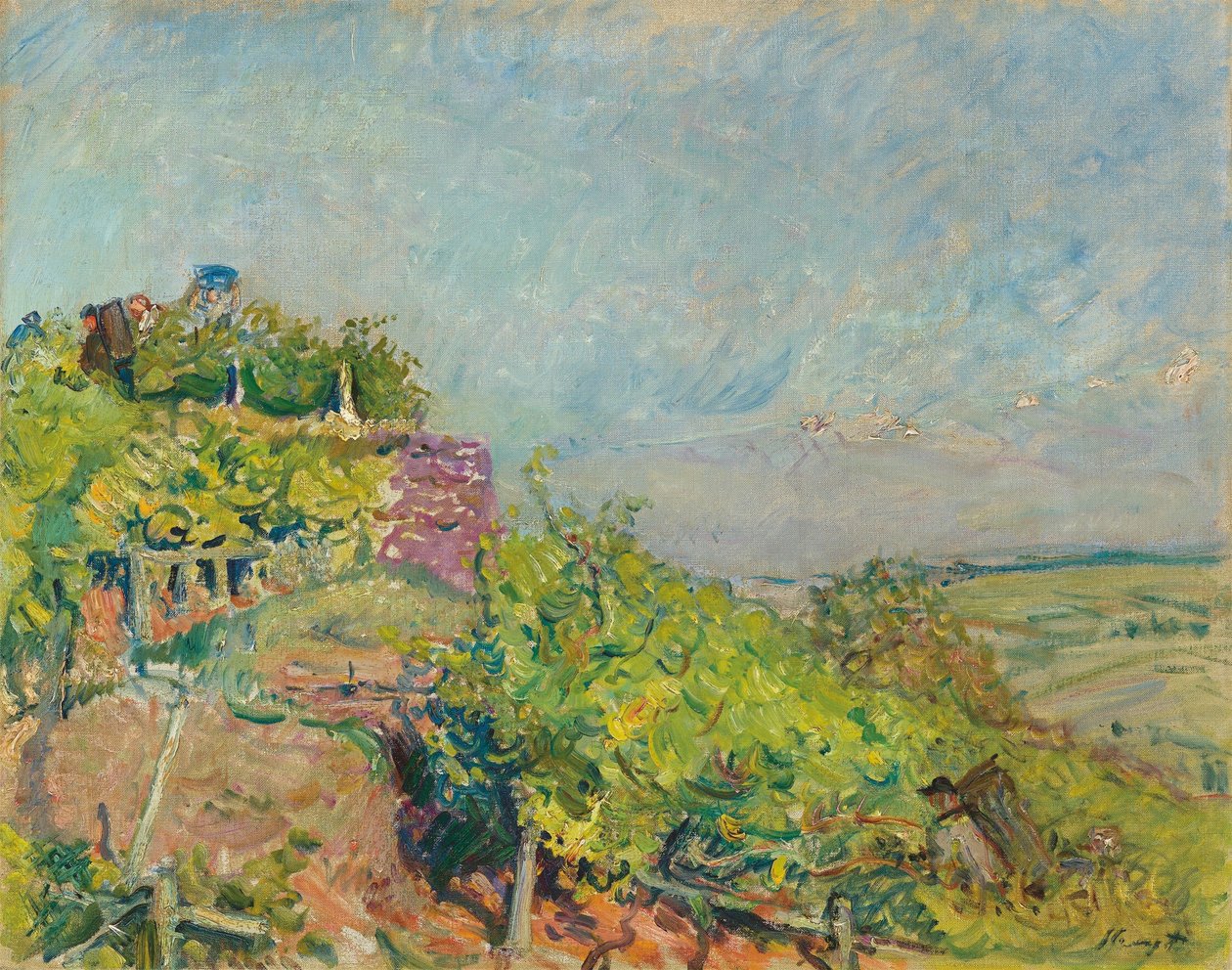 Tedesco: Vendemmia vicino a Neukastel da Max Slevogt