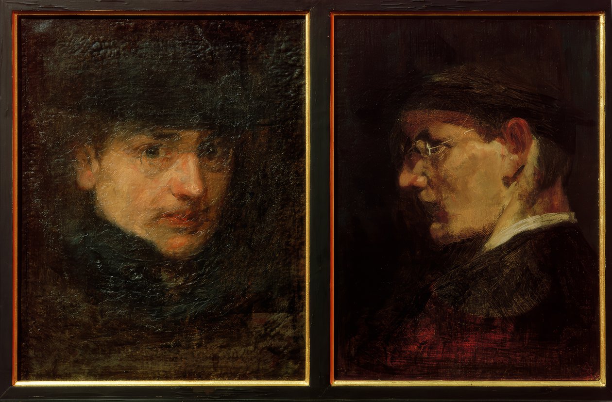 Autoritratto (profilo) da Max Slevogt