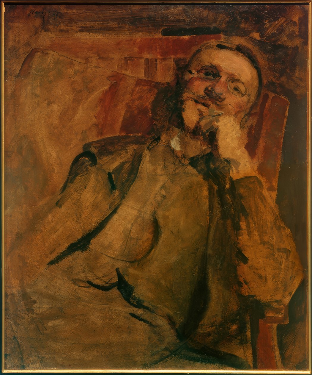 Autoritratto sulla sedia da Max Slevogt