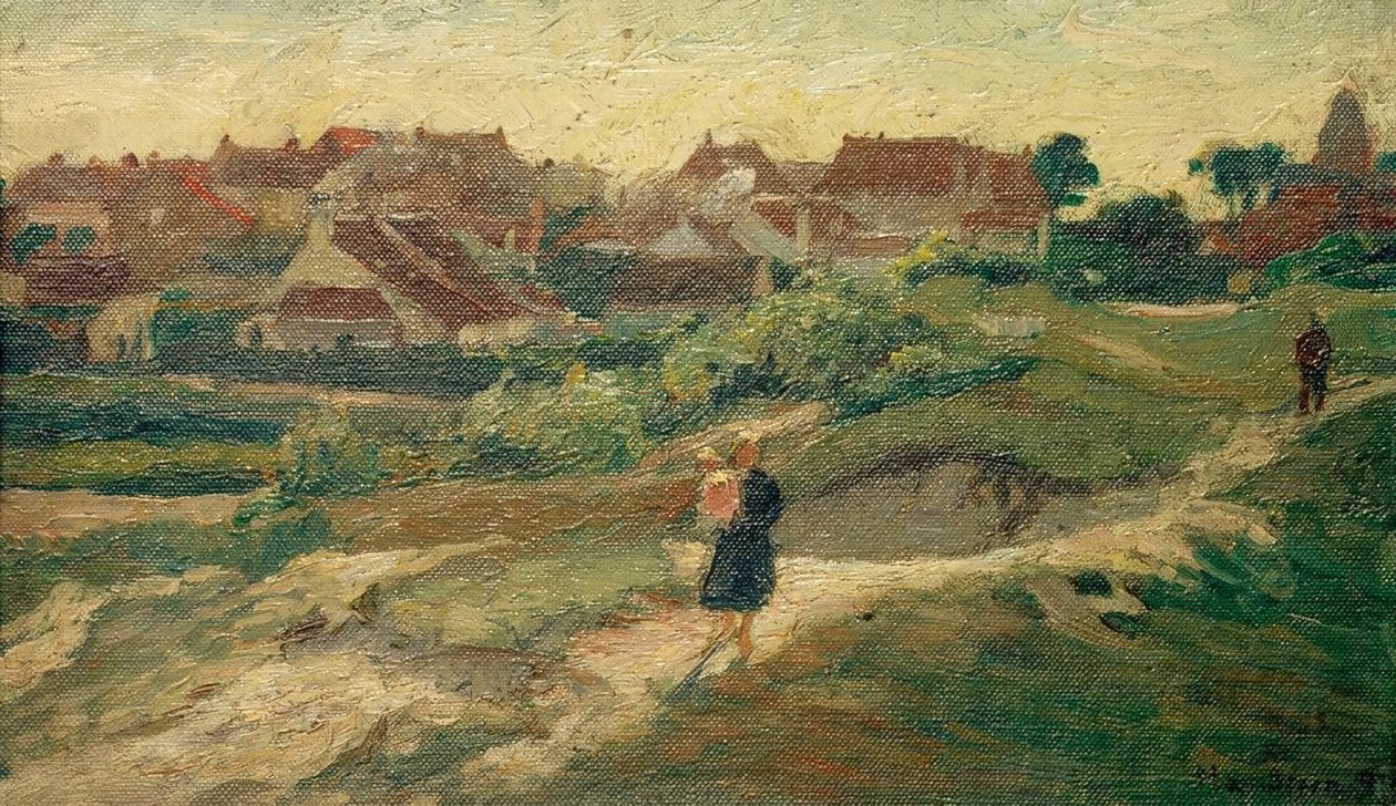 Veduta di un villaggio olandese da Max Stern