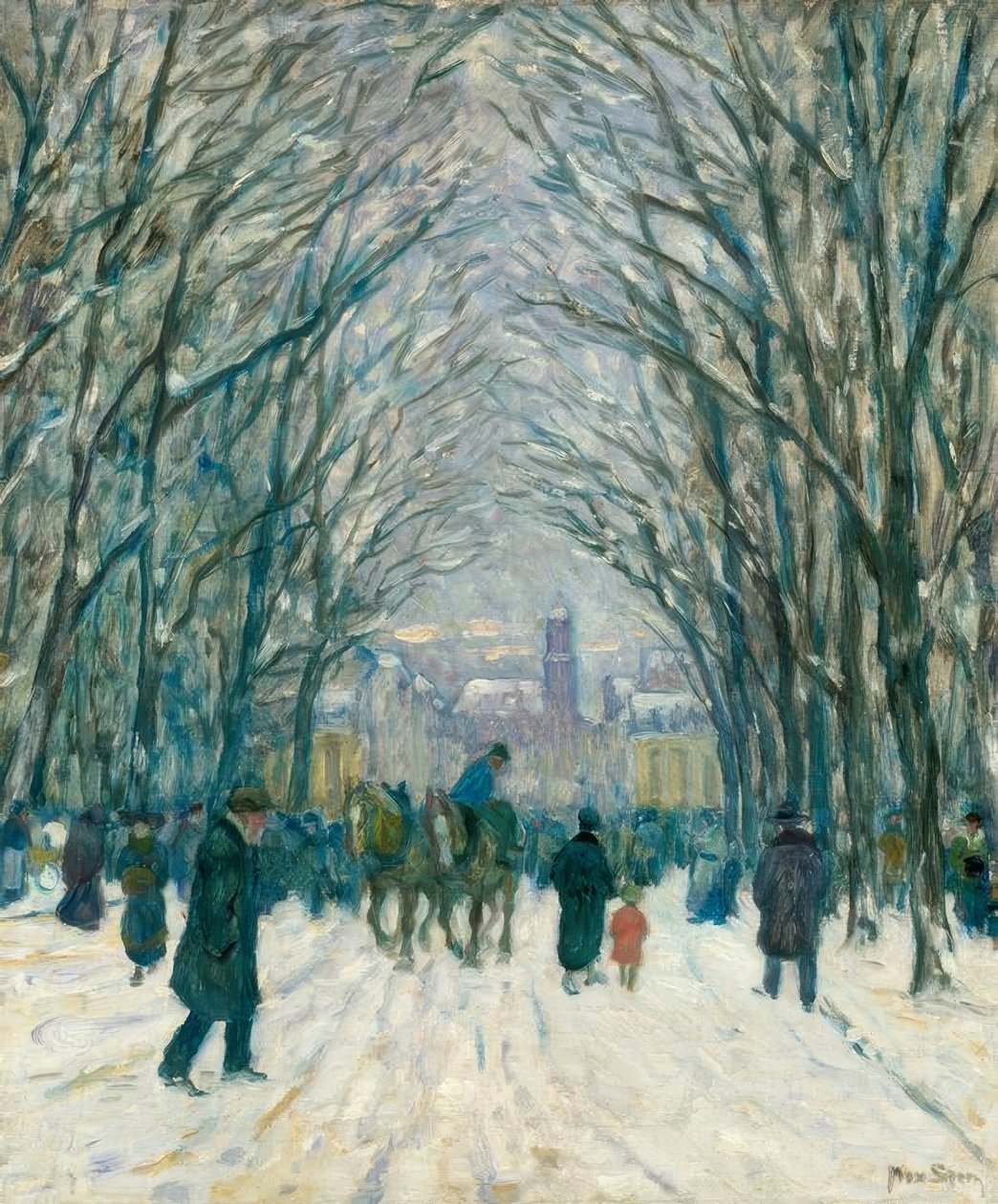 Porta Ratinger in inverno da Max Stern