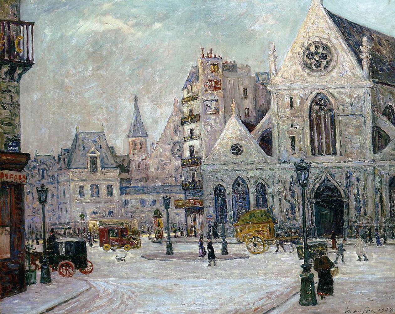 La Chiesa di St. Nicolas-des-Champs, rue St. Martin, Parigi, 1908 da Maxime Emile Louis Maufra