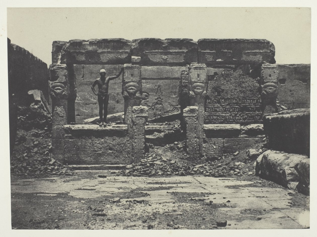 Grand Temple de Dendera (Teutyres), Alta Egitto da Maxime Du Camp