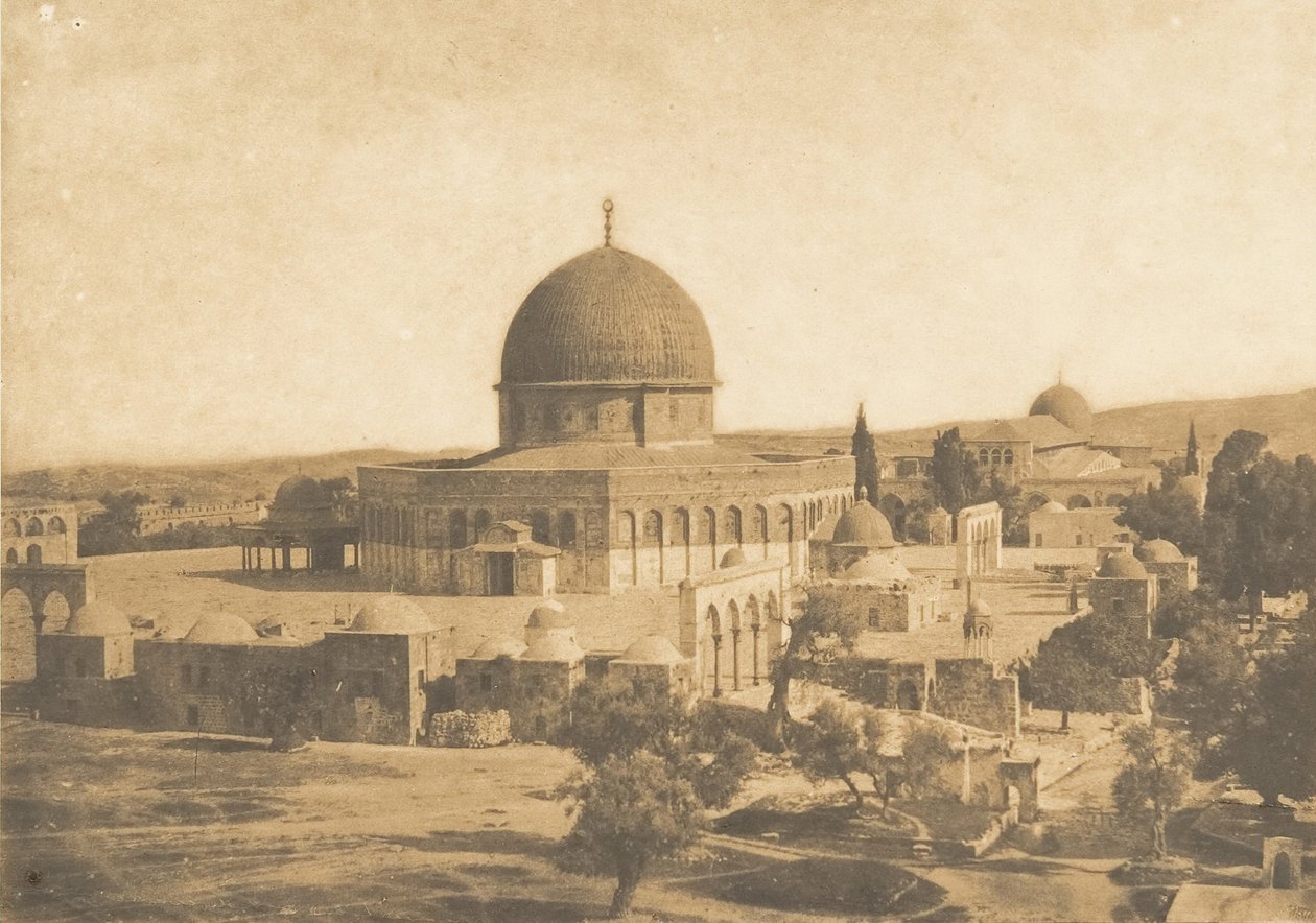 La Moschea di Omar, a Gerusalemme, agosto 1850 da Maxime Du Camp