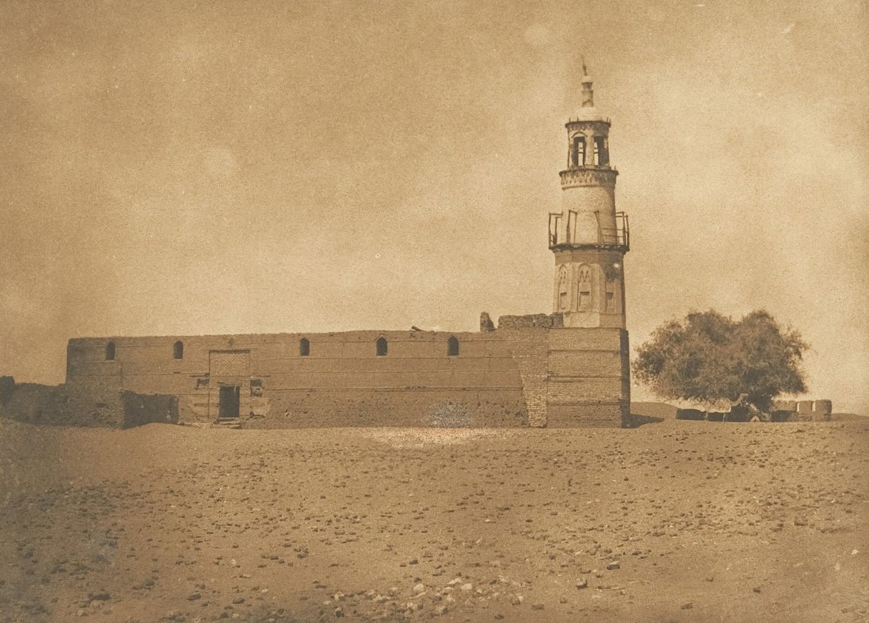 Moschea di Haou Diospolis parva, 1849-50 da Maxime Du Camp