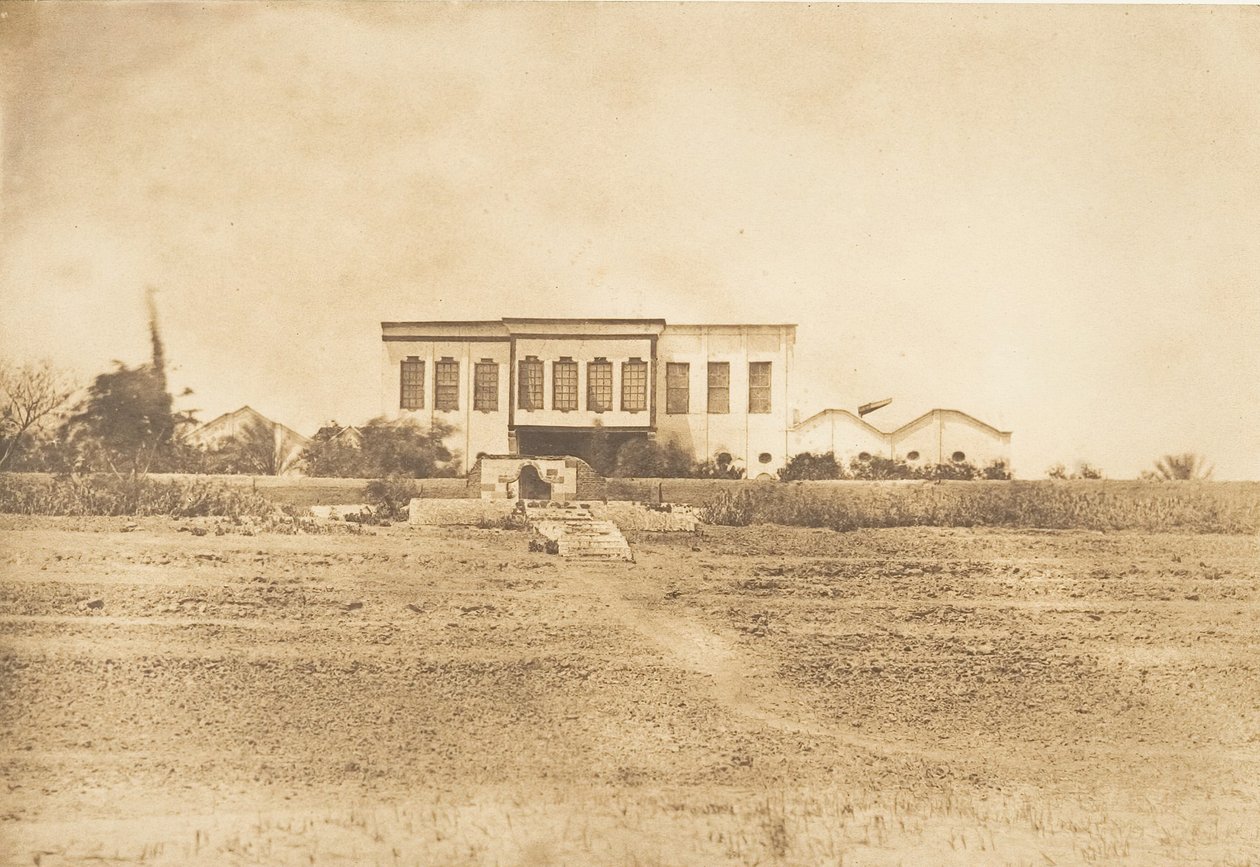 Palais de Mehemet-Ali, a Esné, 1849-50 da Maxime Du Camp