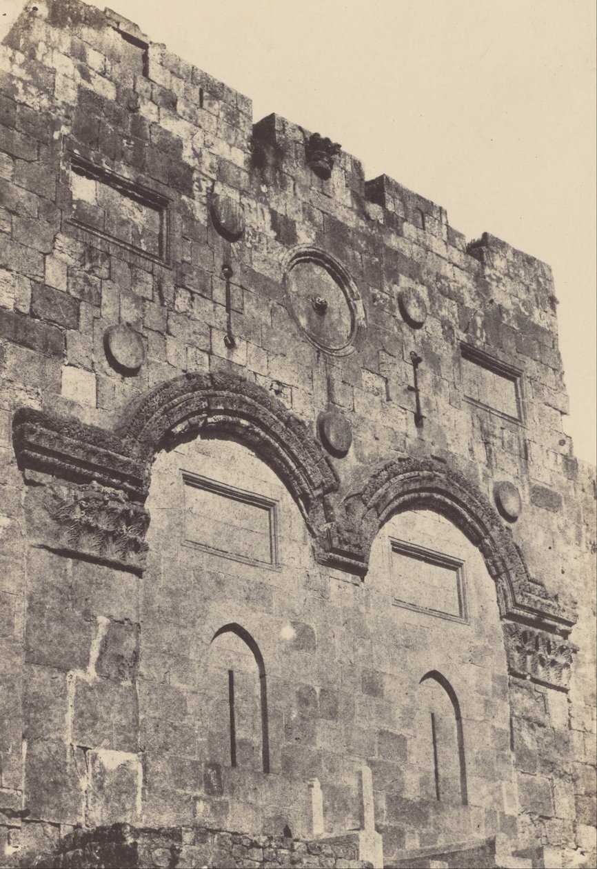 Palestina. Gerusalemme. Porta Dorata da Maxime Du Camp