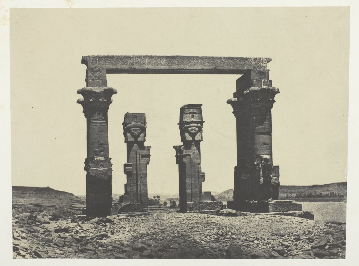 Tempio di Kardassy, Nubia da Maxime Du Camp