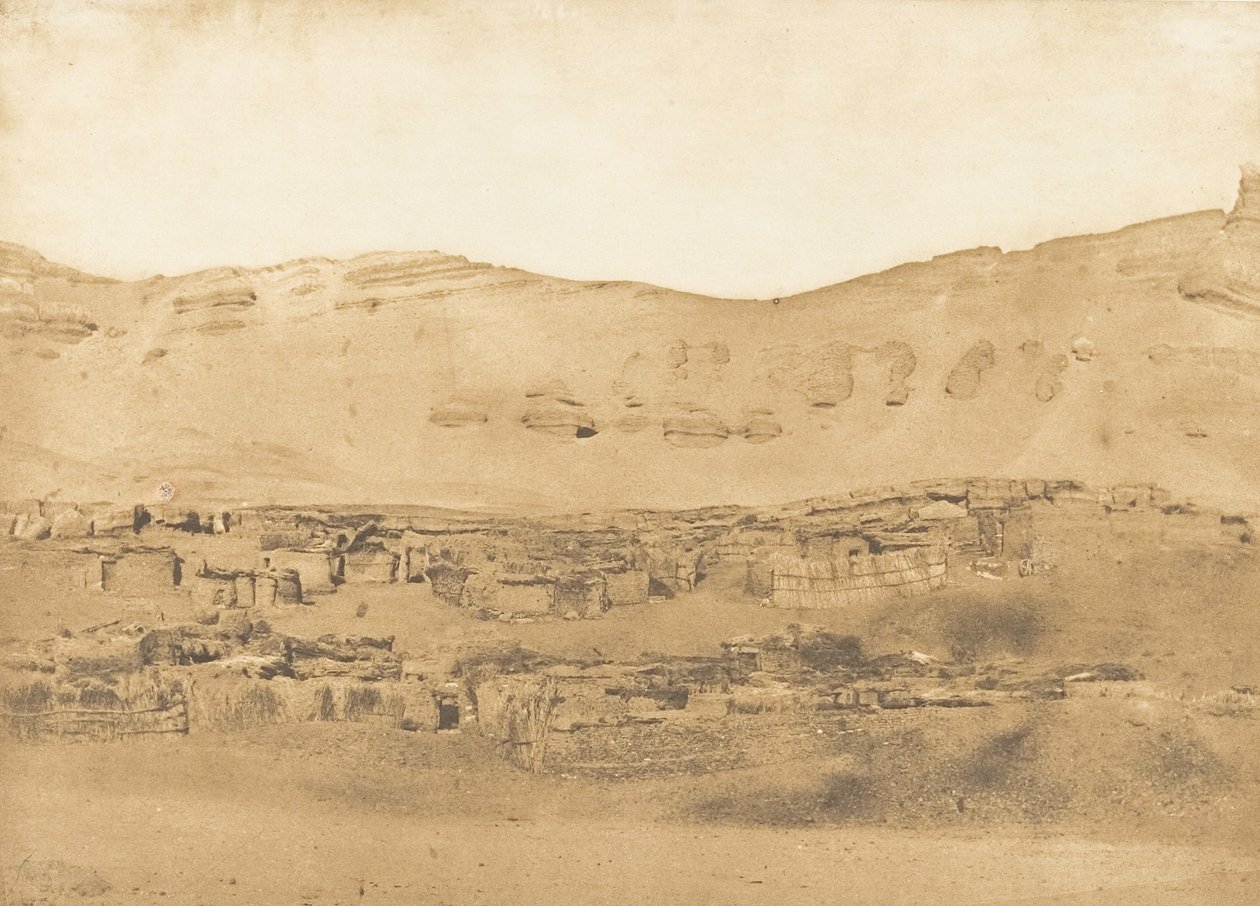 Vue du Village de Garara, 1850 da Maxime Du Camp