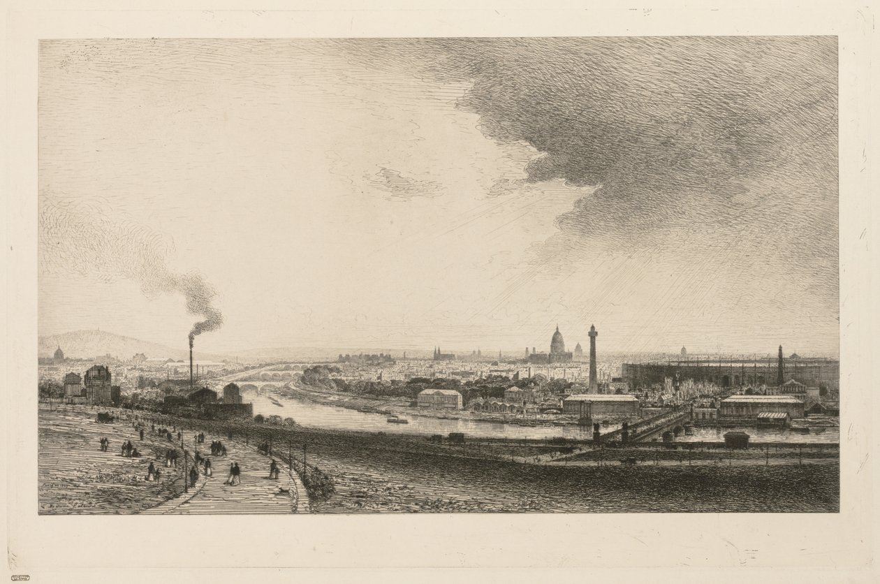 Sulla Senna, 1867 da Maxime Lalanne