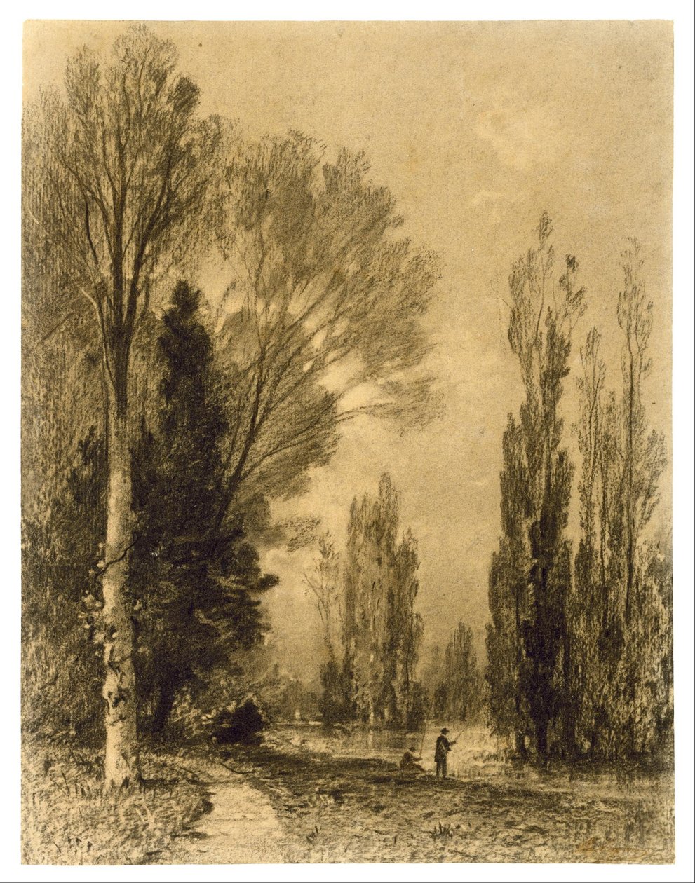 Paesaggio fluviale di sera da Maxime Lalanne