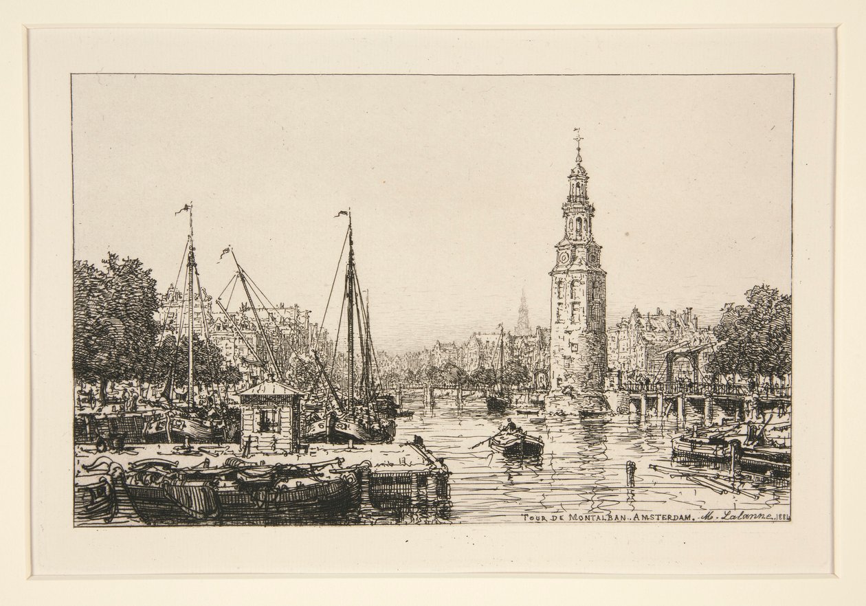 Tour de Montalban, Amsterdam (Torre di Montalban, Amsterdam) da Maxime Lalanne