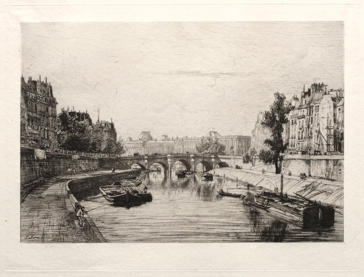 Vista dal Pont St. Michel da Maxime Lalanne