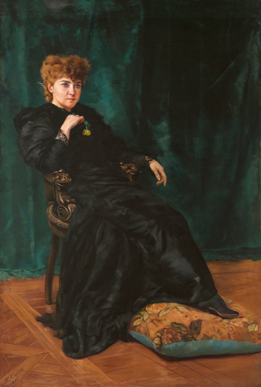 Minnie Maddern Fiske, 1893 da Maximilien Colin