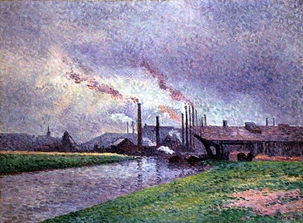 Lungo il fiume da Maximilien Luce