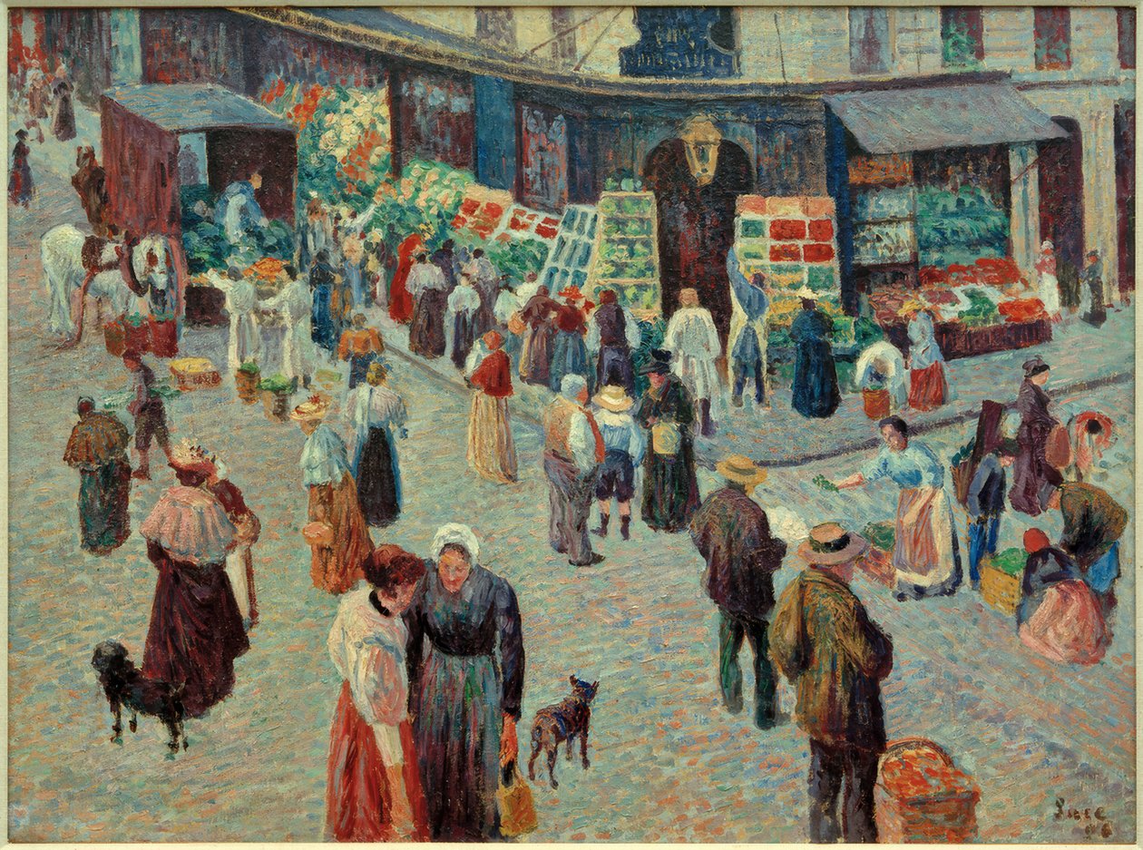 Drogheria, Rue des Abbesses da Maximilien Luce