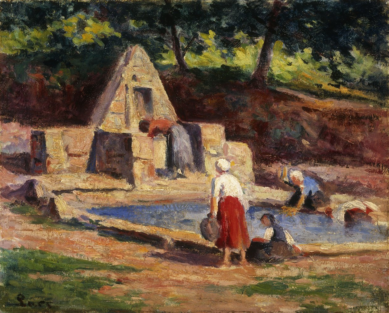 Lavandaie a Kermouster da Maximilien Luce