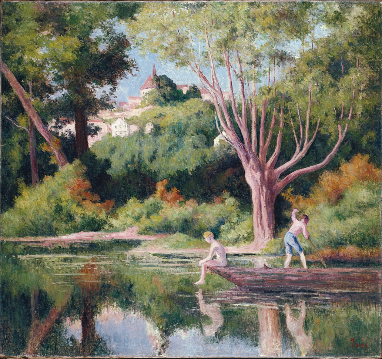 Rolleboise, Bagno da Maximilien Luce