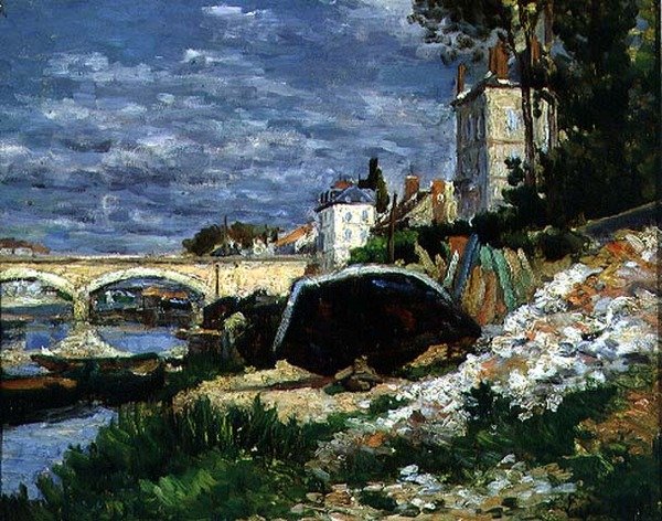 Le rive del fiume da Maximilien Luce