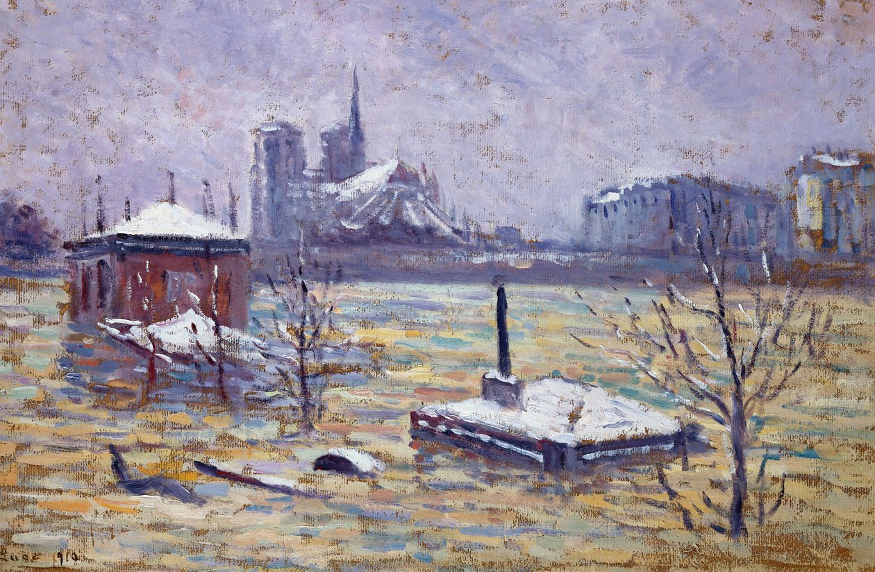 Il Diluvio, 1910 da Maximilien Luce