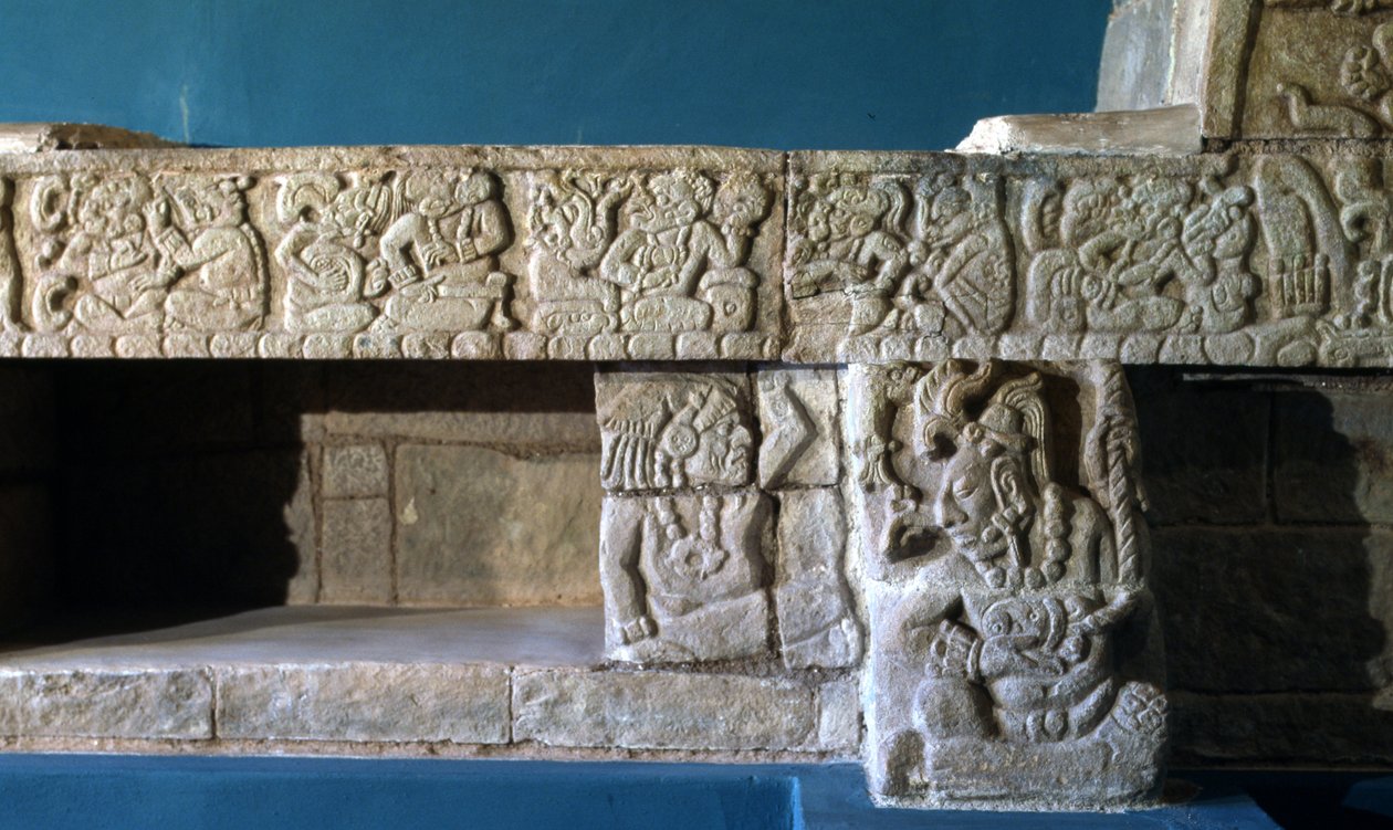 Panca di Copan Sepulturas, Periodo Classico Tardo 600-900 d.C. da Mayan
