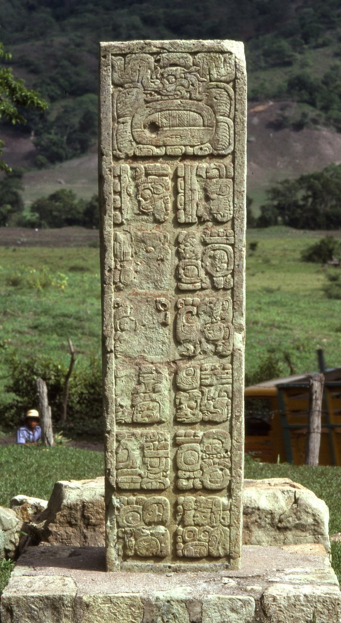 Stela 6 di Copan da Mayan