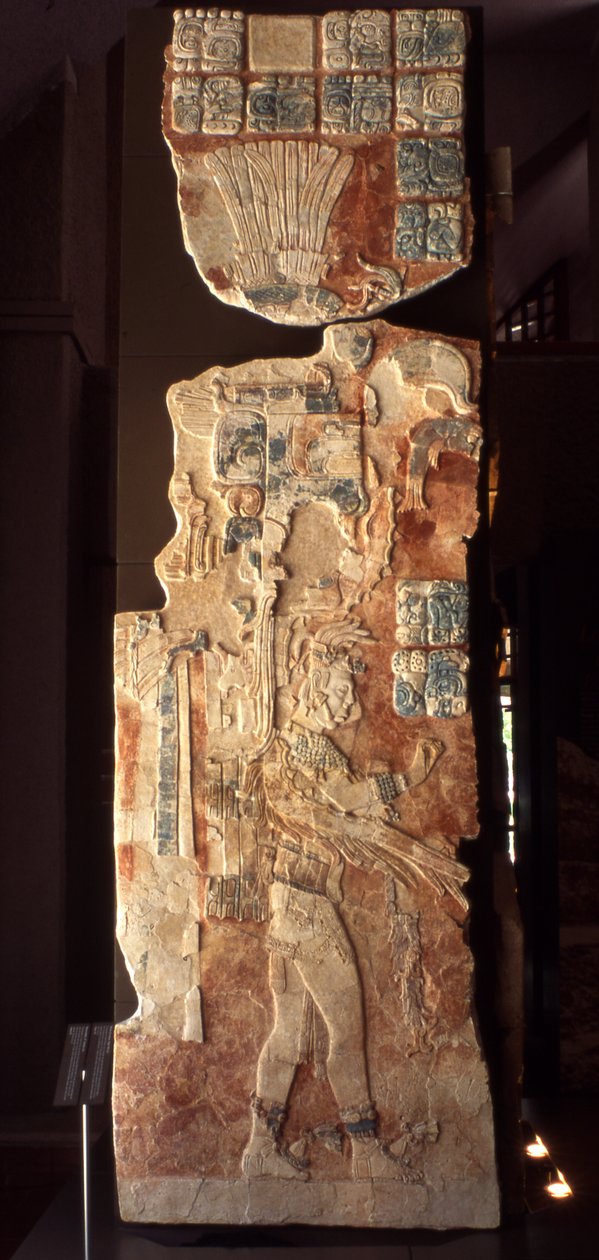 Re Pacal Stela 12 da Mayan