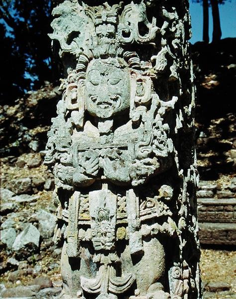 Stele, dal Grande Cortile delle Stele da Mayan