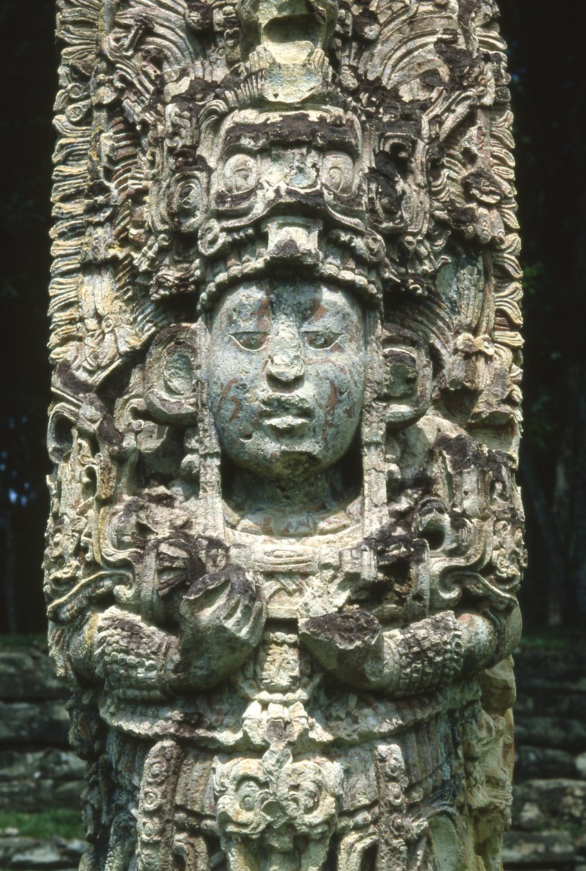 Stela H di Copan da Mayan