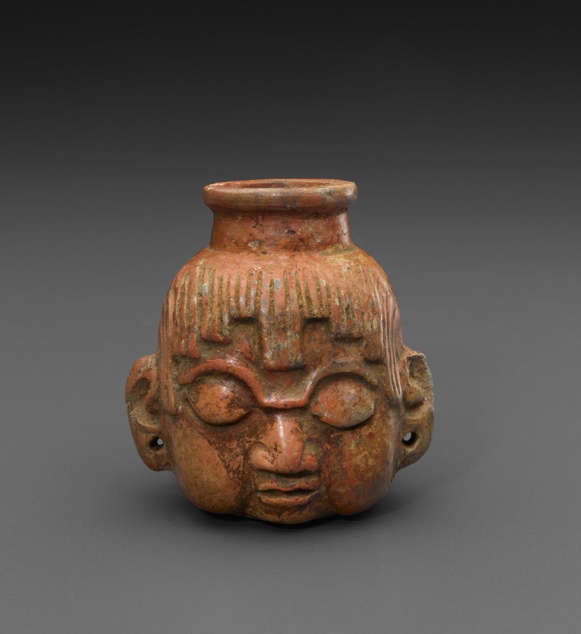 Fiasca a testa effigie da Mayan Mayan