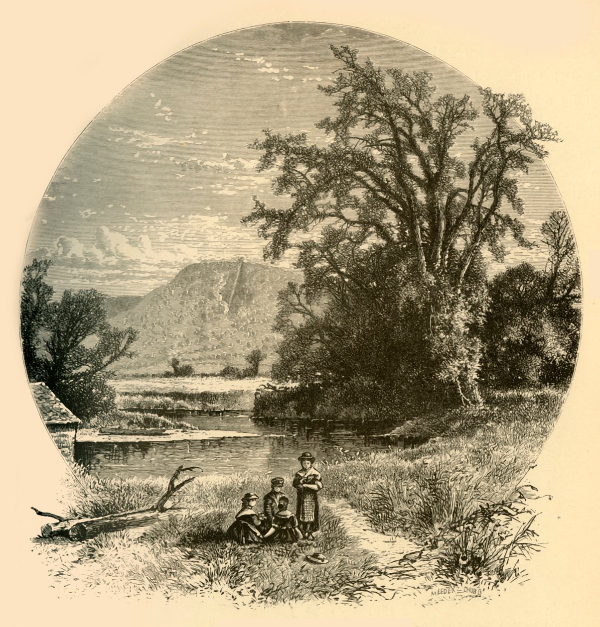 Northampton Meadows, 1874 da Meeder and Chubb