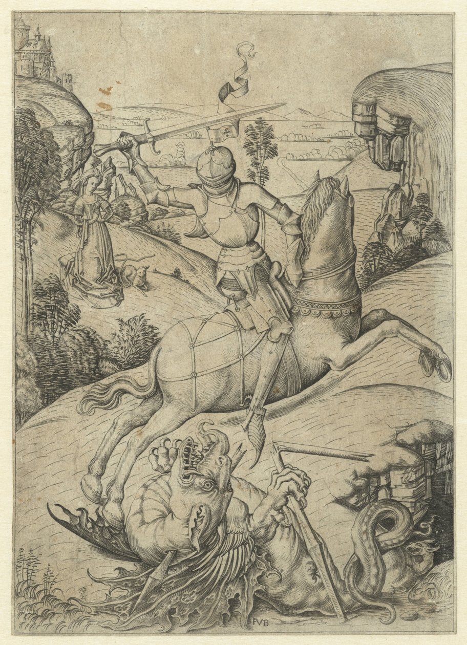 San Giorgio e il drago da Meester FVB