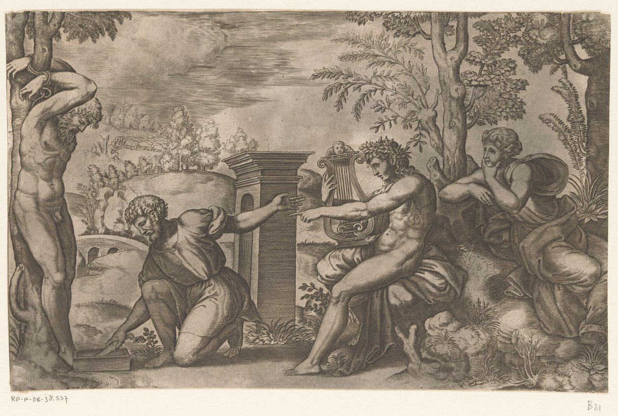 Apollo e Marsia da Meester van de Dobbelsteen