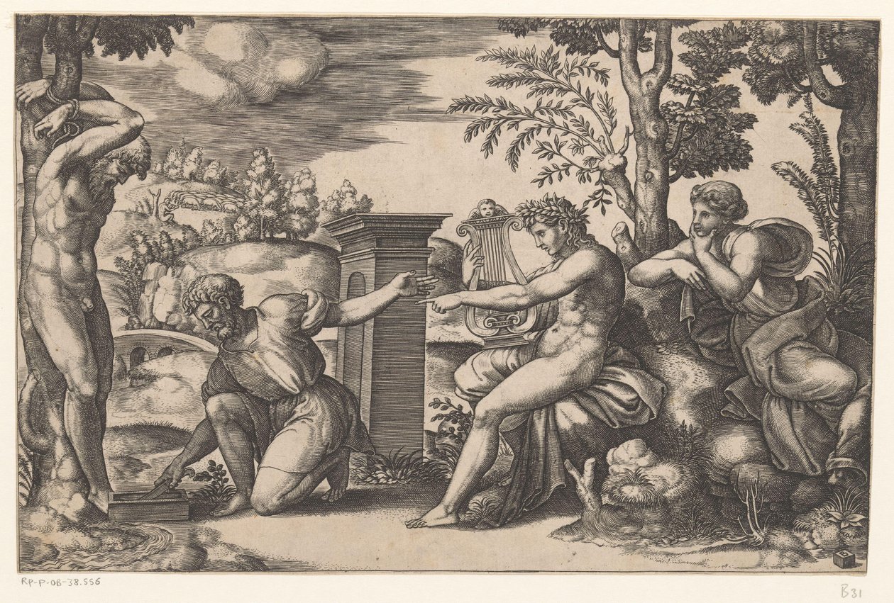 Apollo e Marsia da Meester van de Dobbelsteen