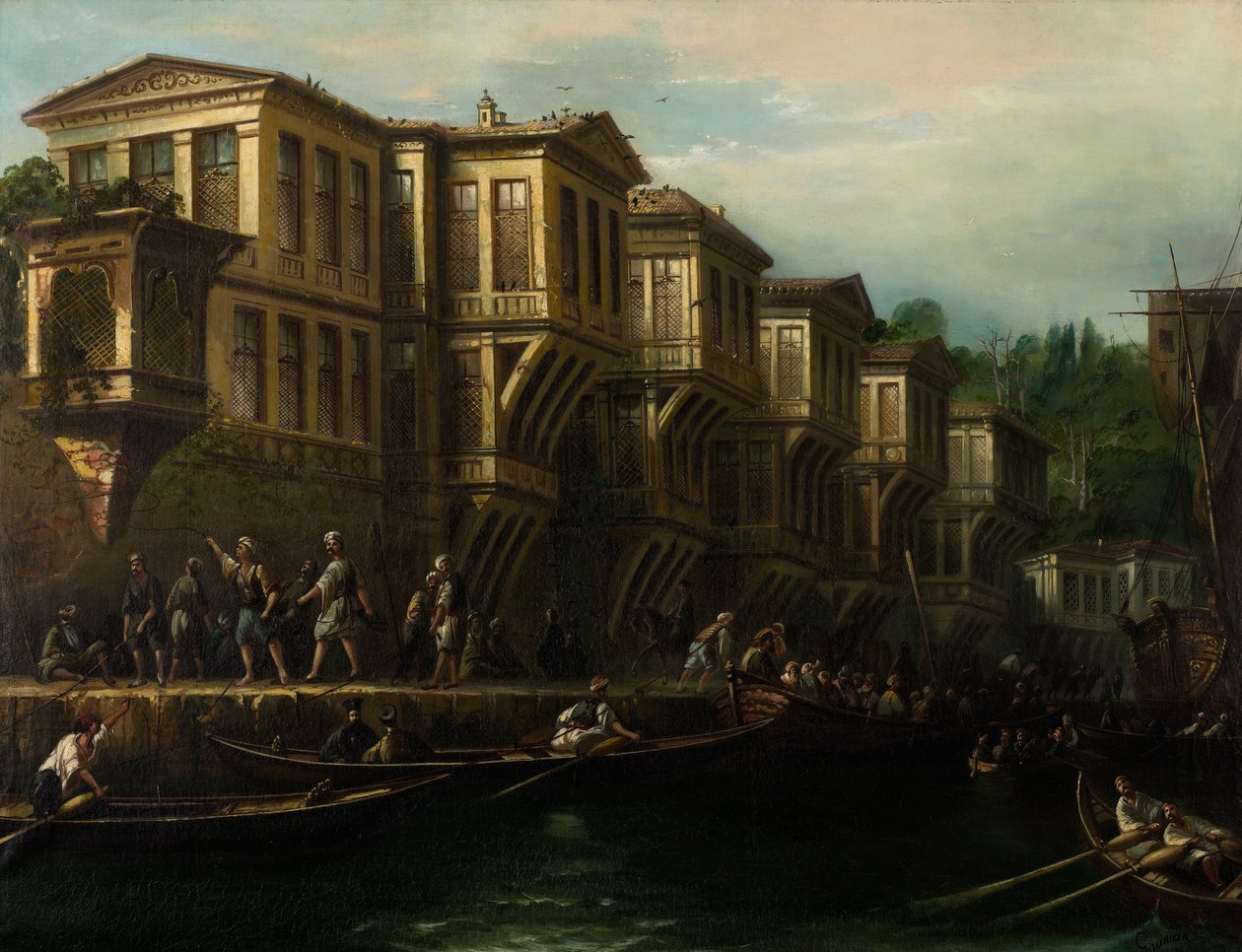 Palazzo sul lungomare di Said Paa da Megerdich Jivanian