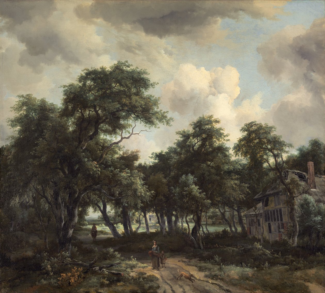 Capanna tra gli alberi, c. 1664 da Meindert Hobbema