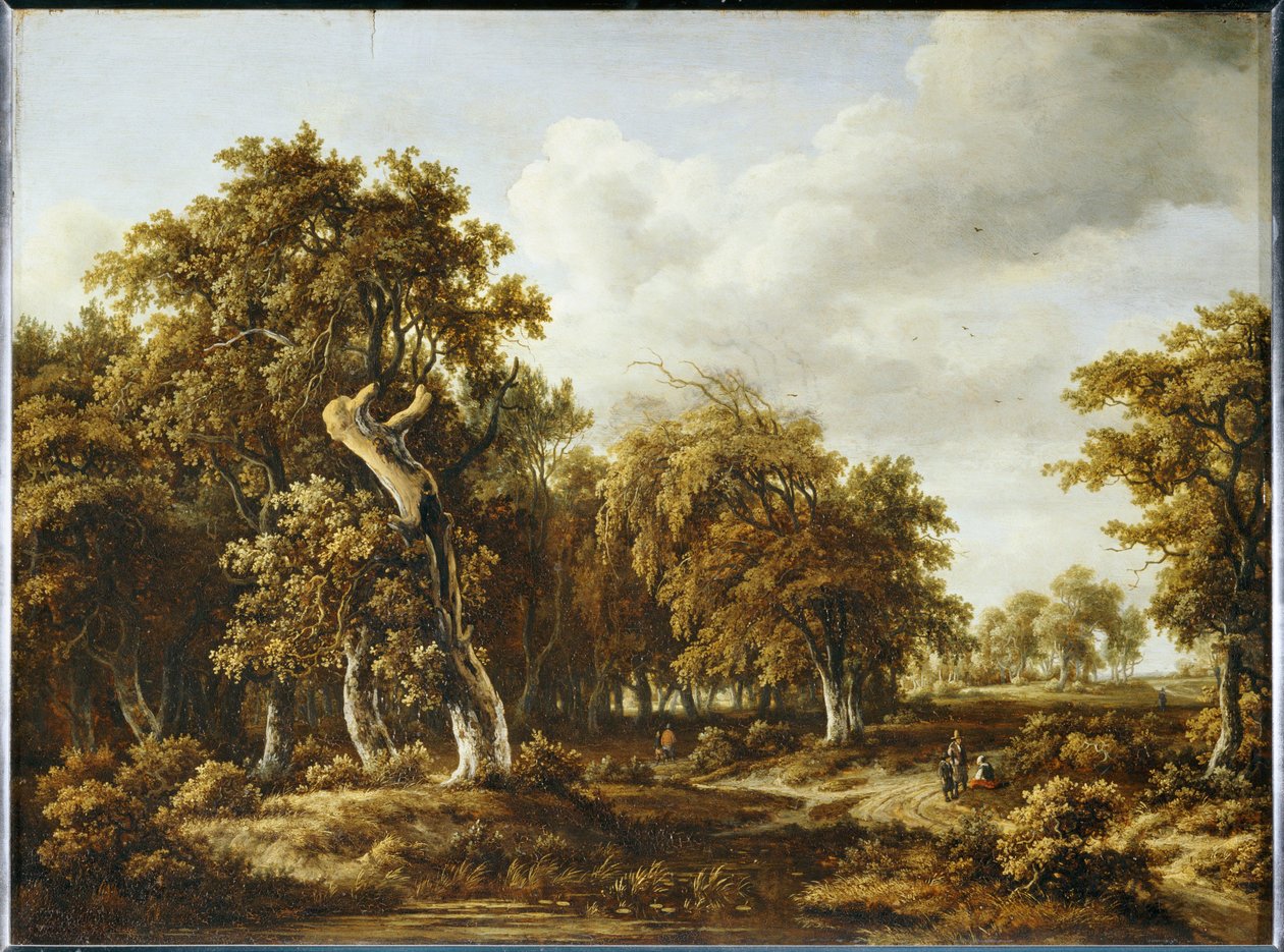 Il bosco di querce ... da Meindert Hobbema