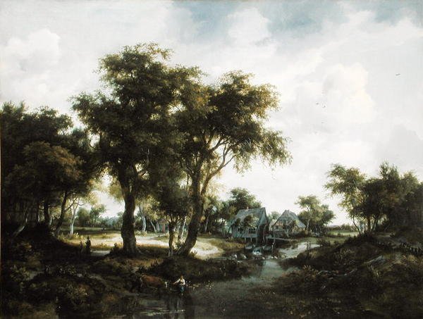 Il mulino ad acqua da Meindert Hobbema