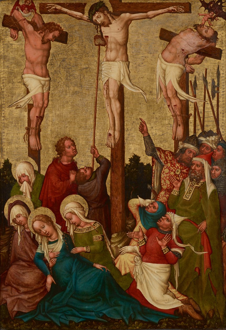 Crocifissione di Cristo da Meister der St. Lambrechter Votivtafel