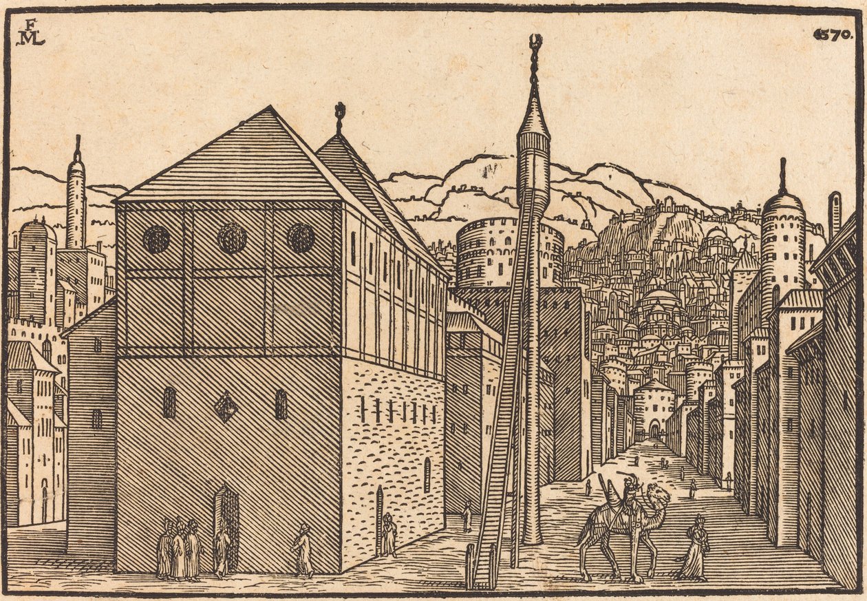 Città turca da Melchior Lorch