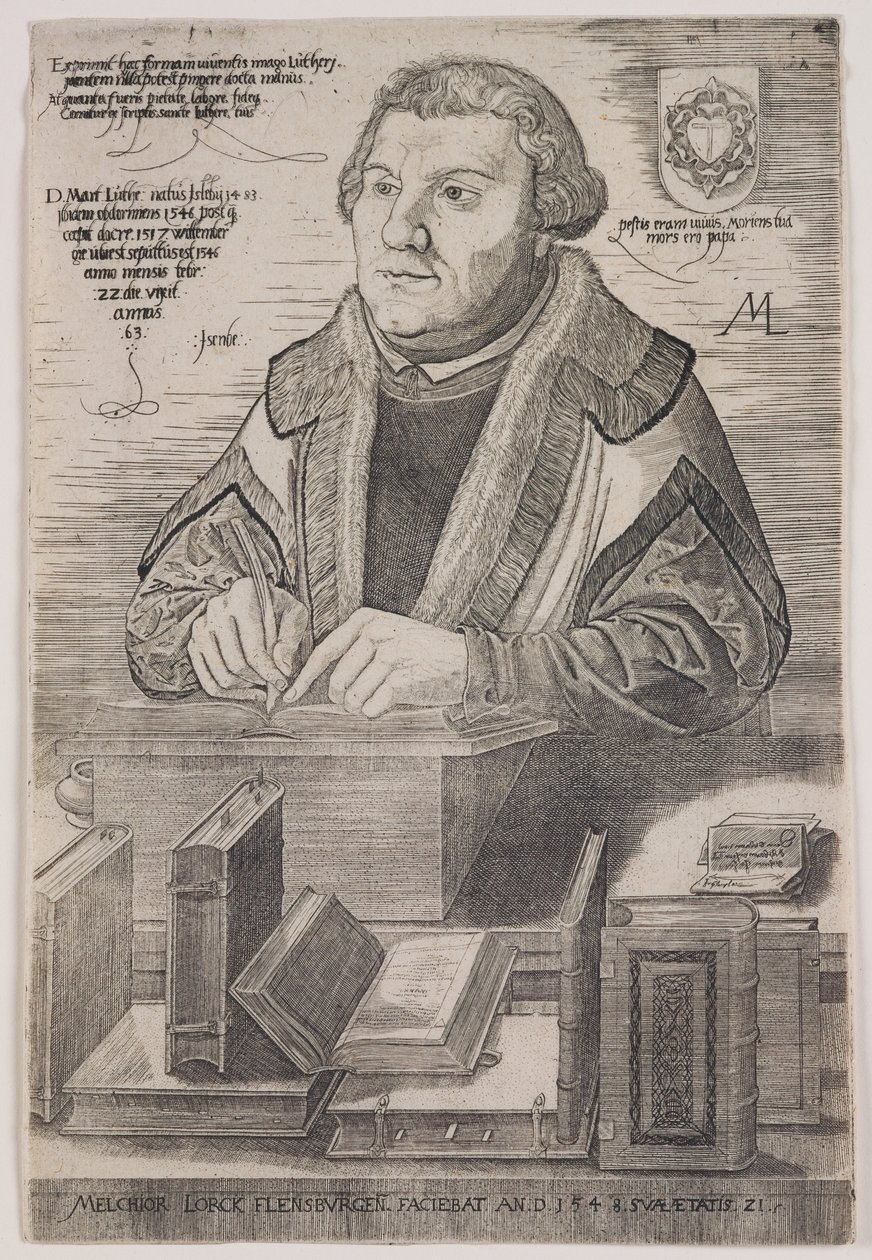 Martin Lutero da Melchior Lorck