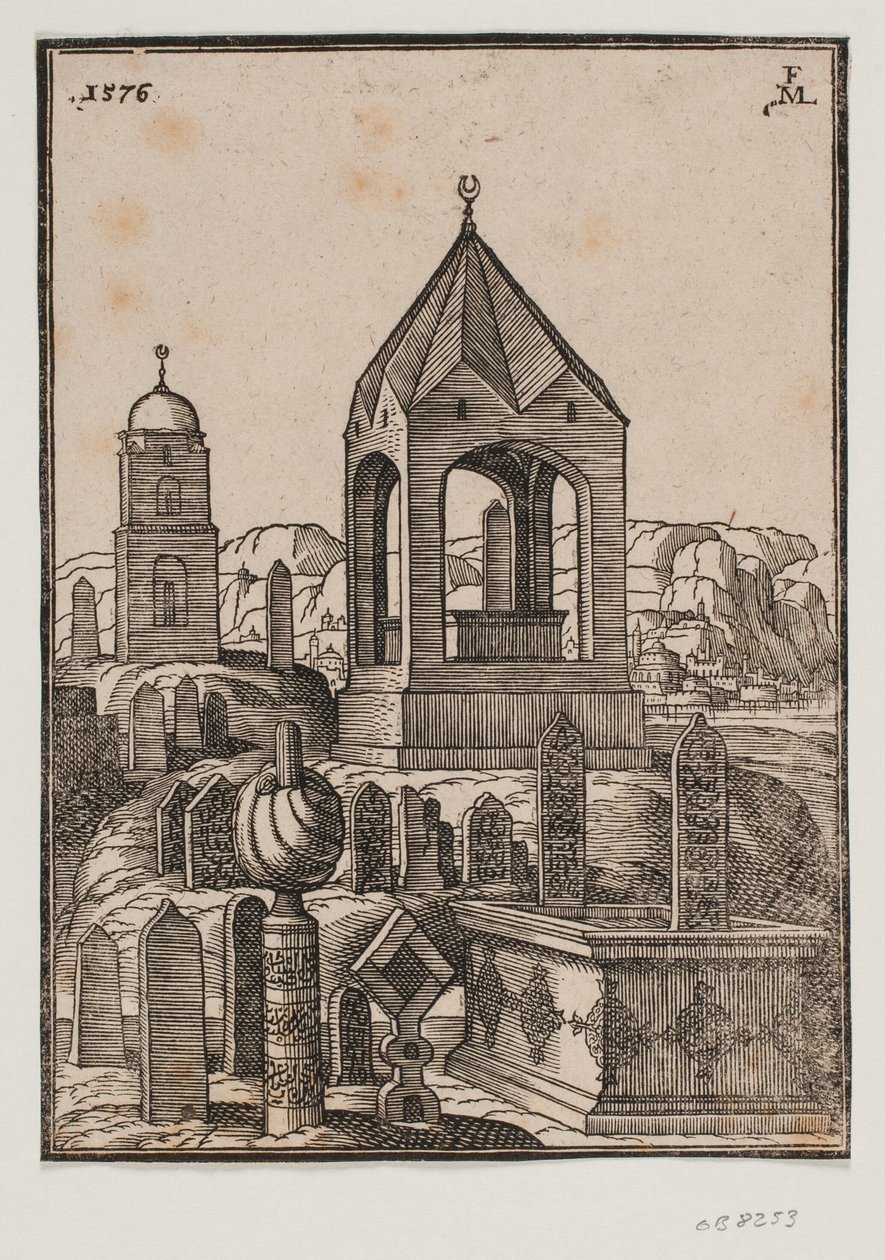 Tombe turche da Melchior Lorck
