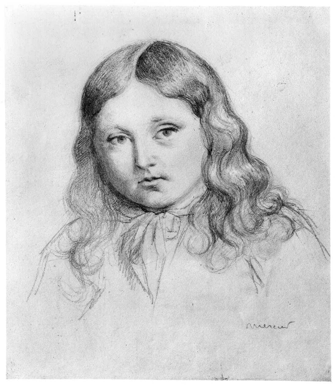 Ritratto di Solange Sand (nata nel 1828) da Mercier