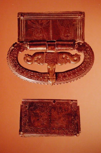 Fibbia della cintura, da Landifay (Aisne) da Merovingian Merovingian