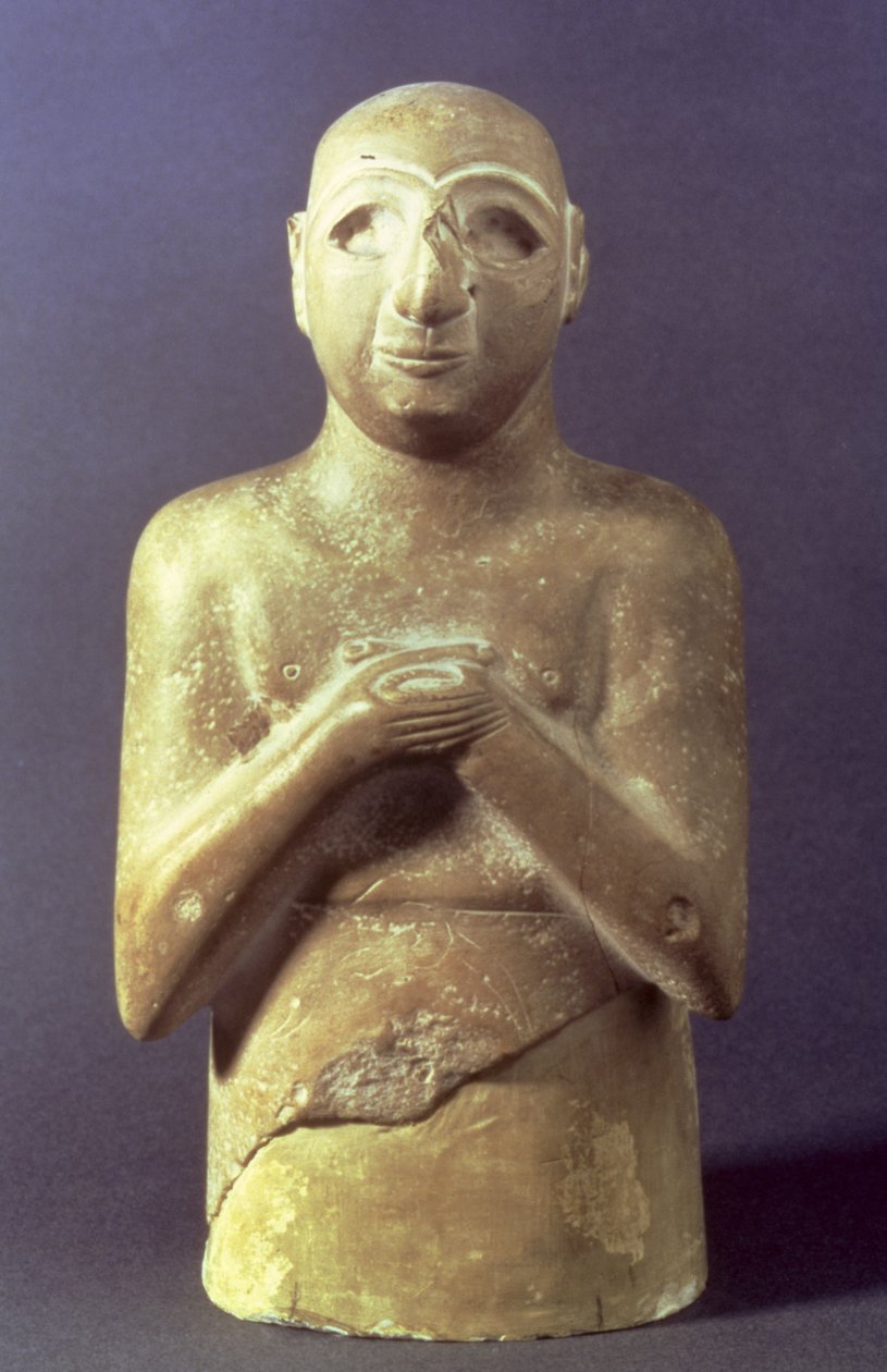 Statua del dio Utu, Mesopotamico, c.2400 a.C. da Mesopotamian