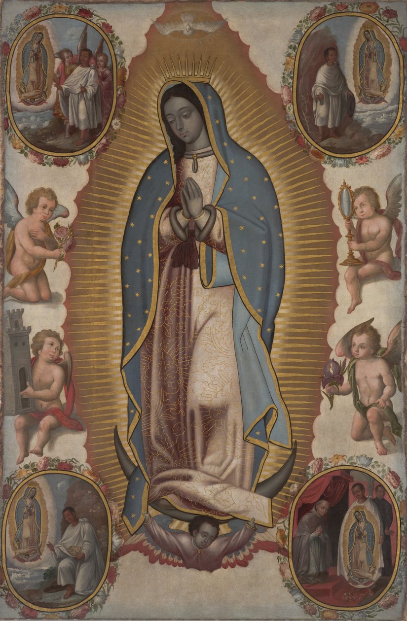 Vergine di Guadalupe, c.1700 da Mexican School