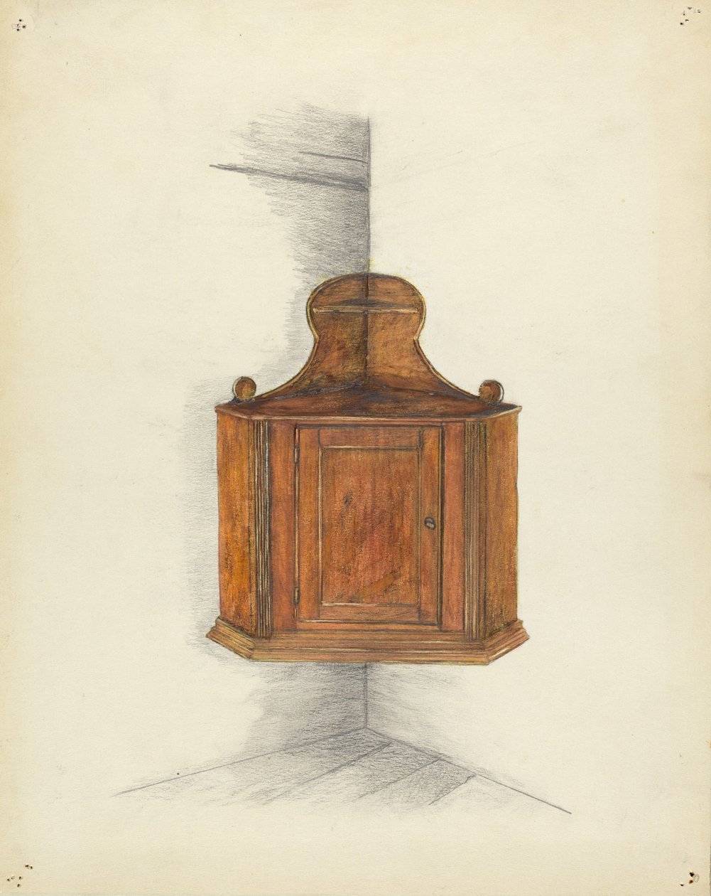 Credenza ad angolo, c. 1953 da Meyer Goldbaum