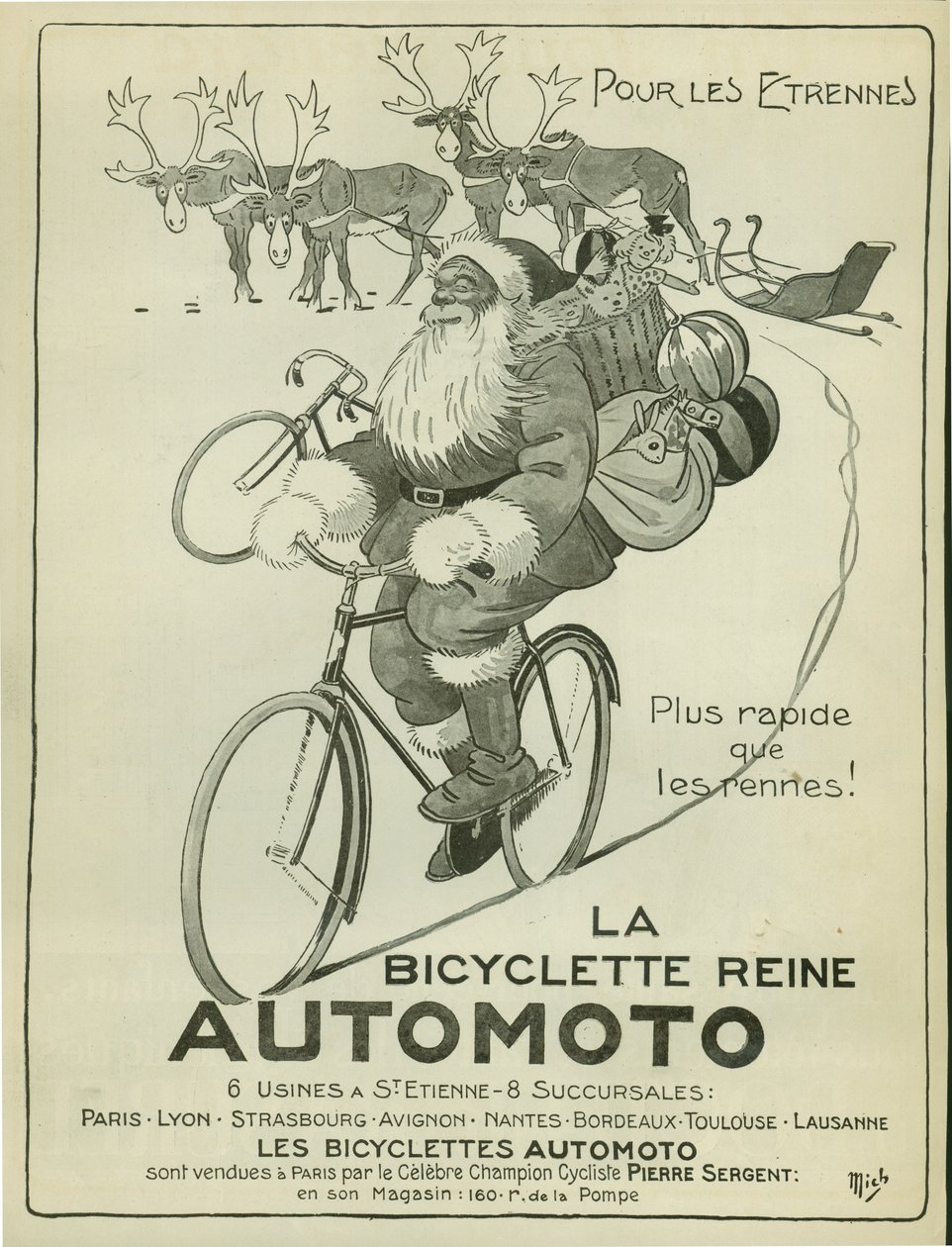 Poster pubblicitario per biciclette 